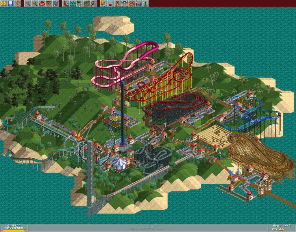 RollerCoaster Tycoon: Deluxe Steam Gift, 101.68 usd