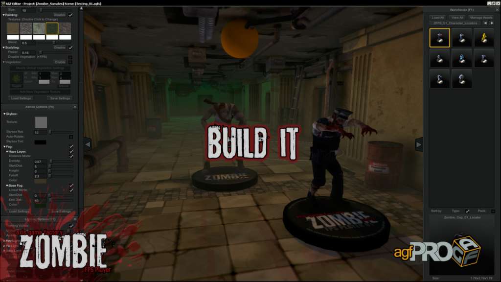 Axis Game Factory's AGFPRO Zombie FPS Player DLC Steam CD Key, 0.33 usd