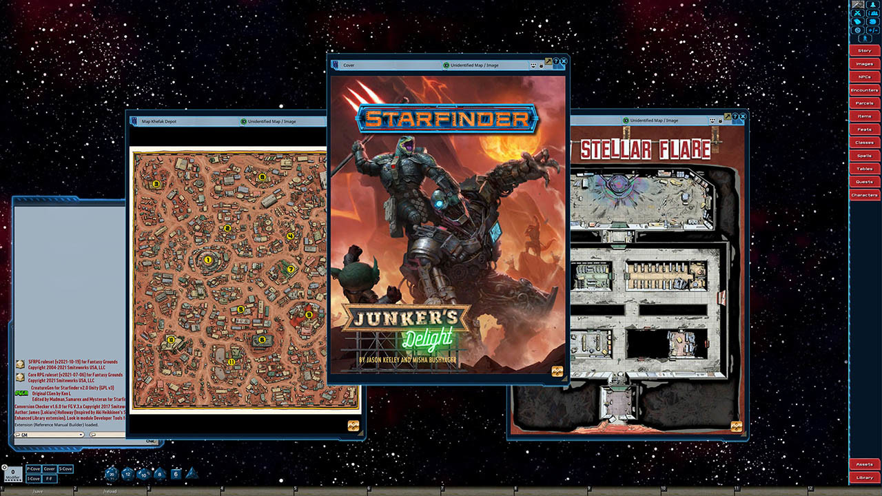 Fantasy Grounds - Starfinder RPG - Junker's Delight Steam CD Key, 2.41 usd