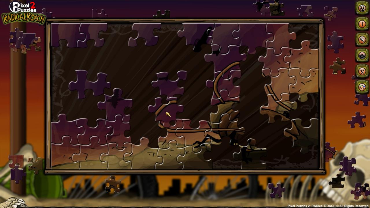 Pixel Puzzles 2: RADical ROACH Steam CD Key, 0.5 usd