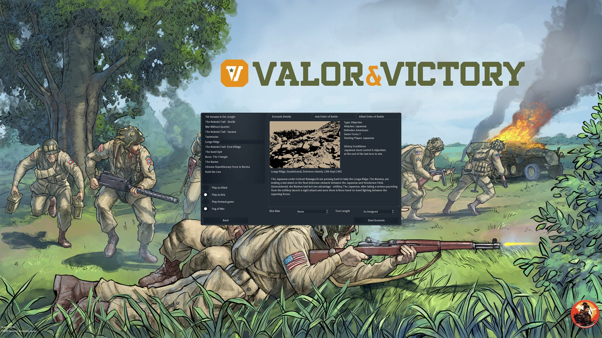 Valor & Victory - Pacific DLC Steam CD Key, 10.14 usd