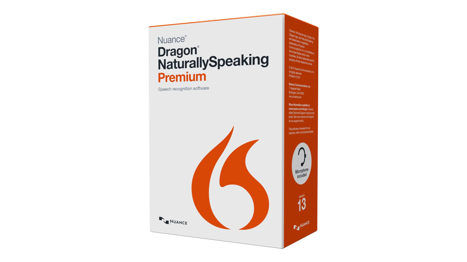 Nuance Dragon NaturallySpeaking Premium 13 Key (Lifetime / 1 PC), 13.73 usd