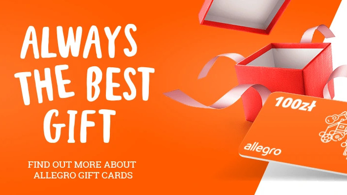 Allegro 100 PLN Gift Card PL, 29.39 usd