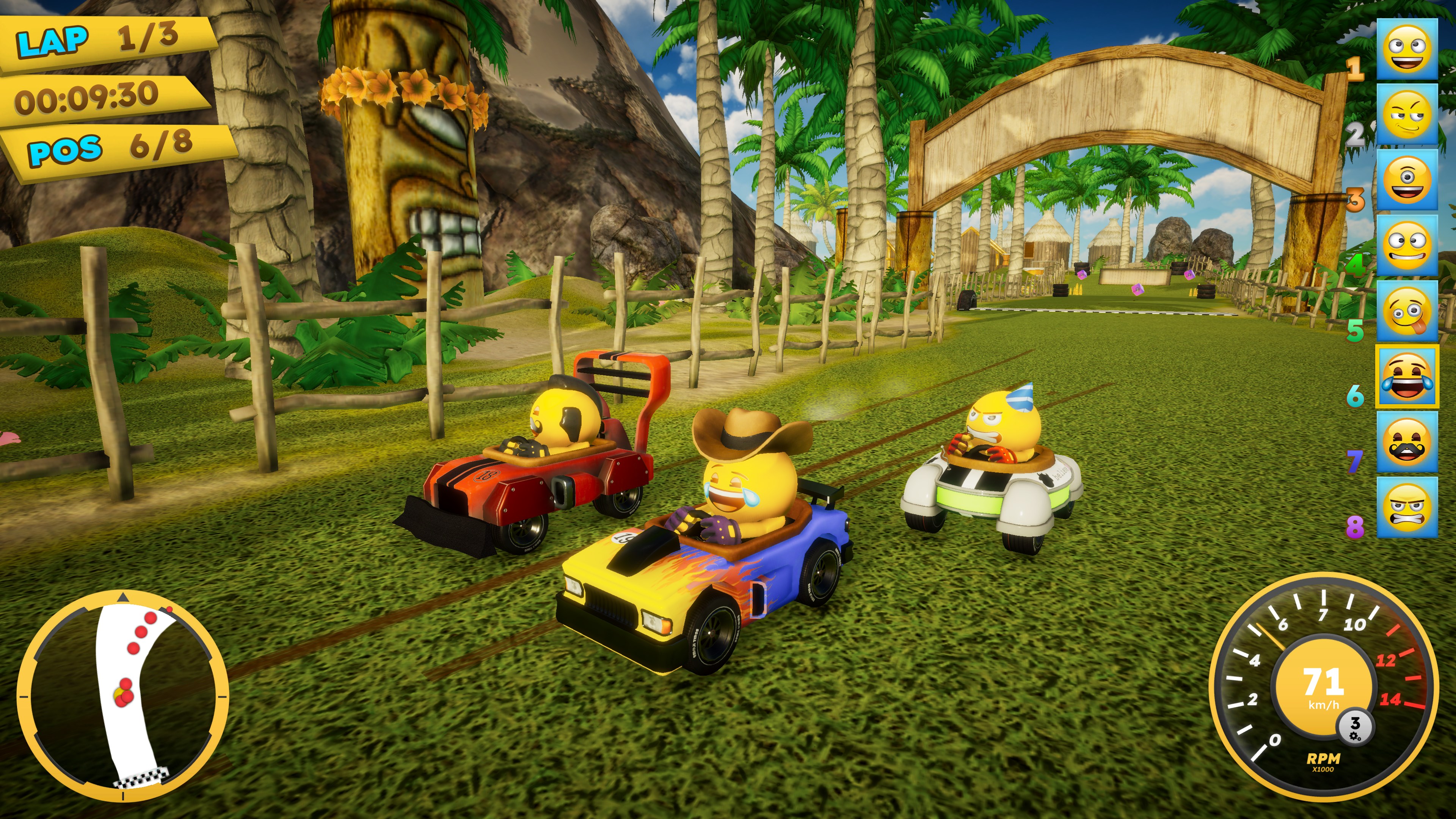 emoji Kart Racer XBOX One / Xbox Series X|S CD Key, 23.15 usd